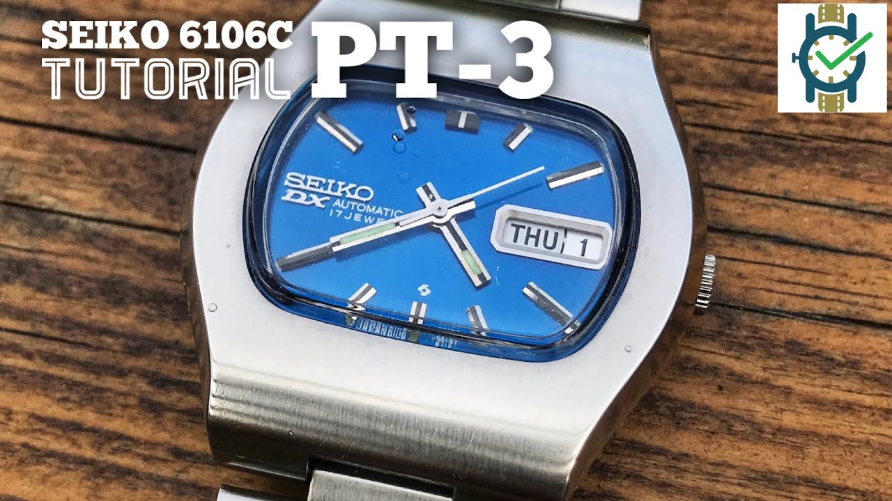 Seiko 6106 Assembly Tutorial Part 3