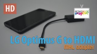 Insten Micro USB SlimPort (MyDP) to HDMI Male to Female Adapter Video out HDTV 1080p for LG G4 G3 G2 G Flex Pro 2 Optimus / Amazon Fire HD 2014 LG Optimus G to HDMI screen mirroring via MHL adapter