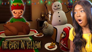 *NEW* CHRISTMAS with The Baby in Yellow... is CREEPY [Christmas Chapter] screenshot 4