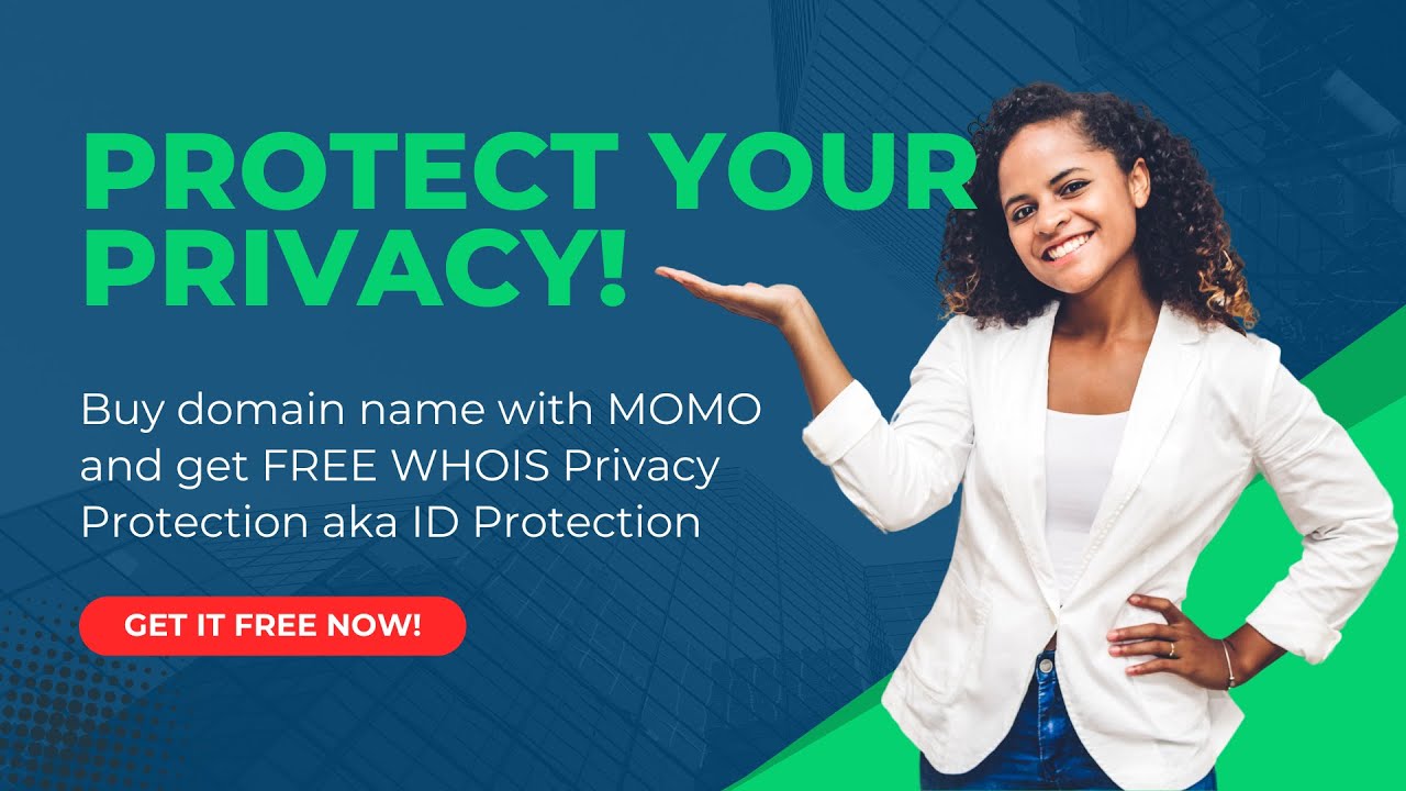 How To Buy Domain Name With MOMO Plus FREE WHOIS Privacy Protection