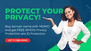 How To Buy Domain Name With MOMO Plus FREE WHOIS Privacy Protection screenshot 4