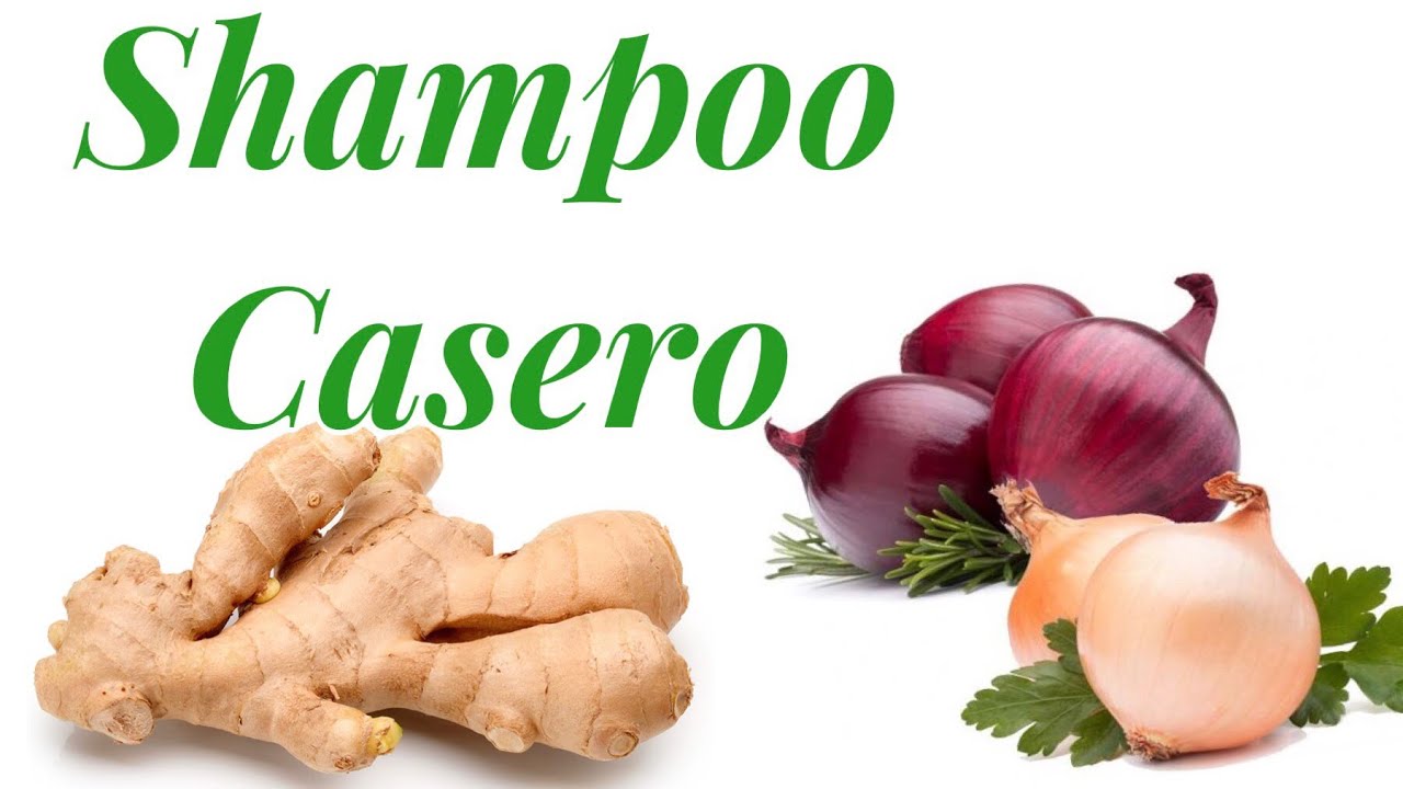 Cabello Largo Con Cebolla y Gengibre Champu Crece Pelo YouTube
