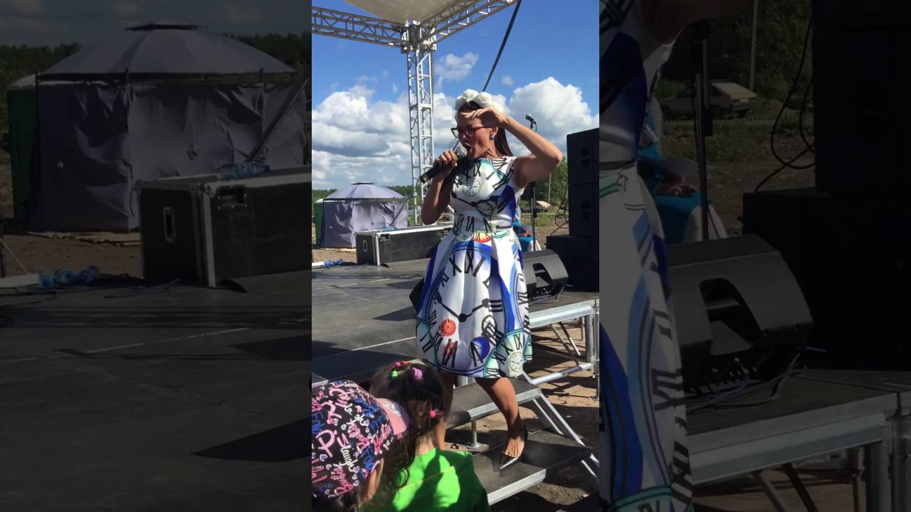 Эвелина Блёданс поёт на "Ранчо Виера"