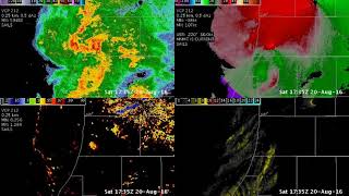 August 20, 2016 West Michigan Tornadoes: Feature-following radar loop