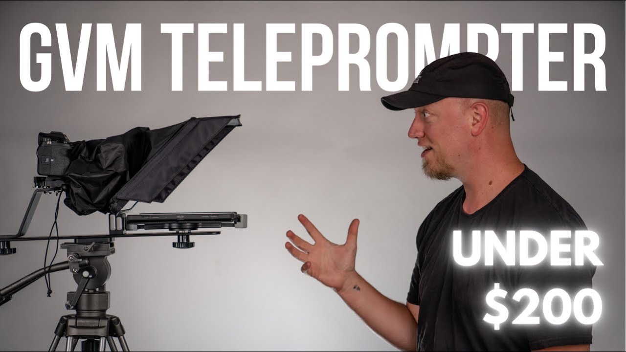 Best Teleprompter under 200? GVM Teleprompter Review YouTube