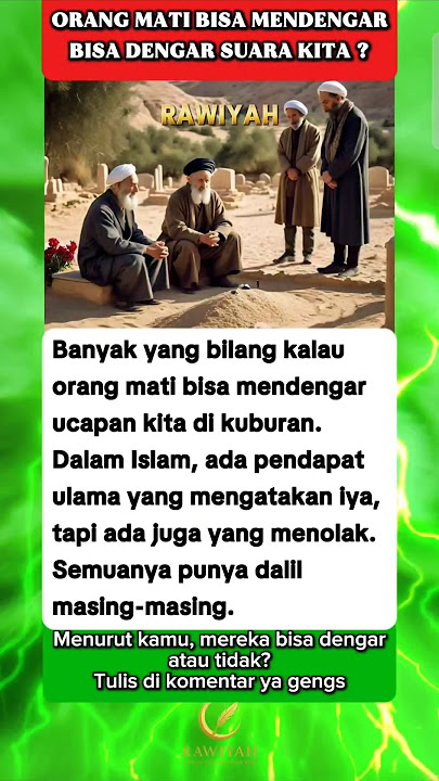 MEREKA BISA DENGAR? Fakta Mengejutkan di Kuburan #mitosataufakta #shortsislami