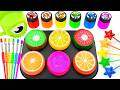 Satisfying Video l How I Make Rainbow Real Sprunki Mixing Dark Pool Labubu Lollipop Paint Slime ASMR