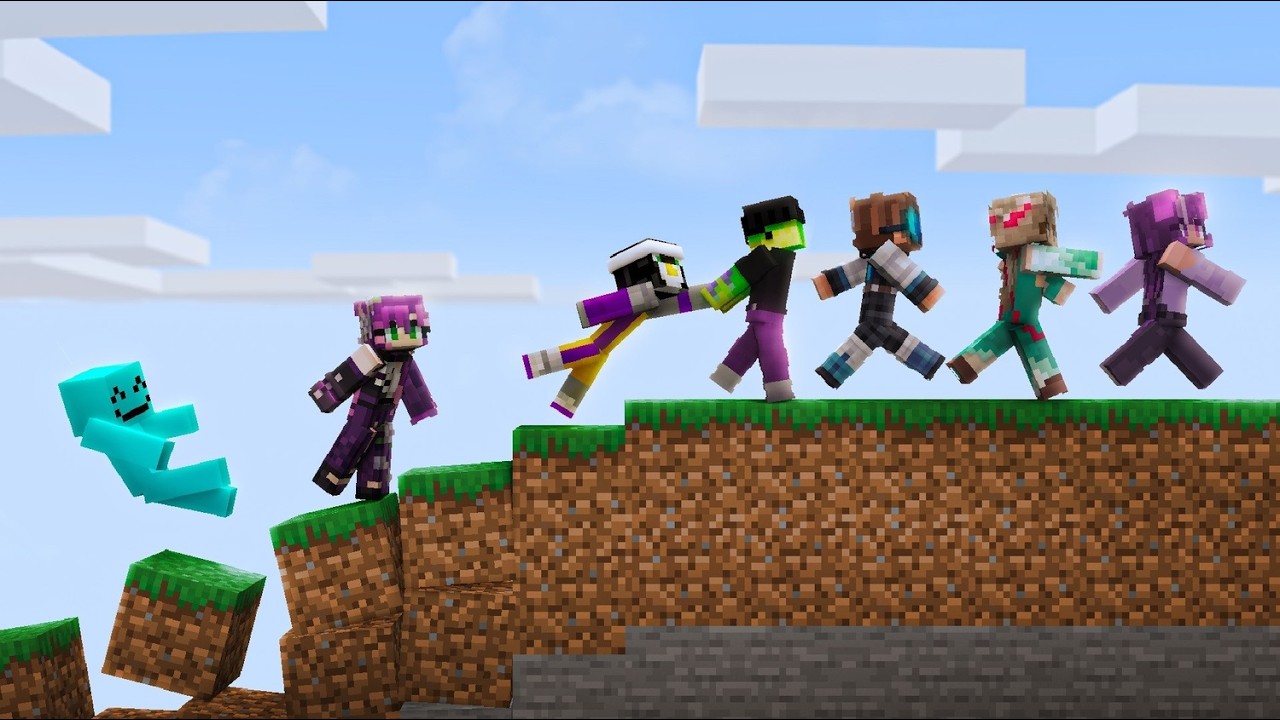 Minecraft, But It's TNT Run