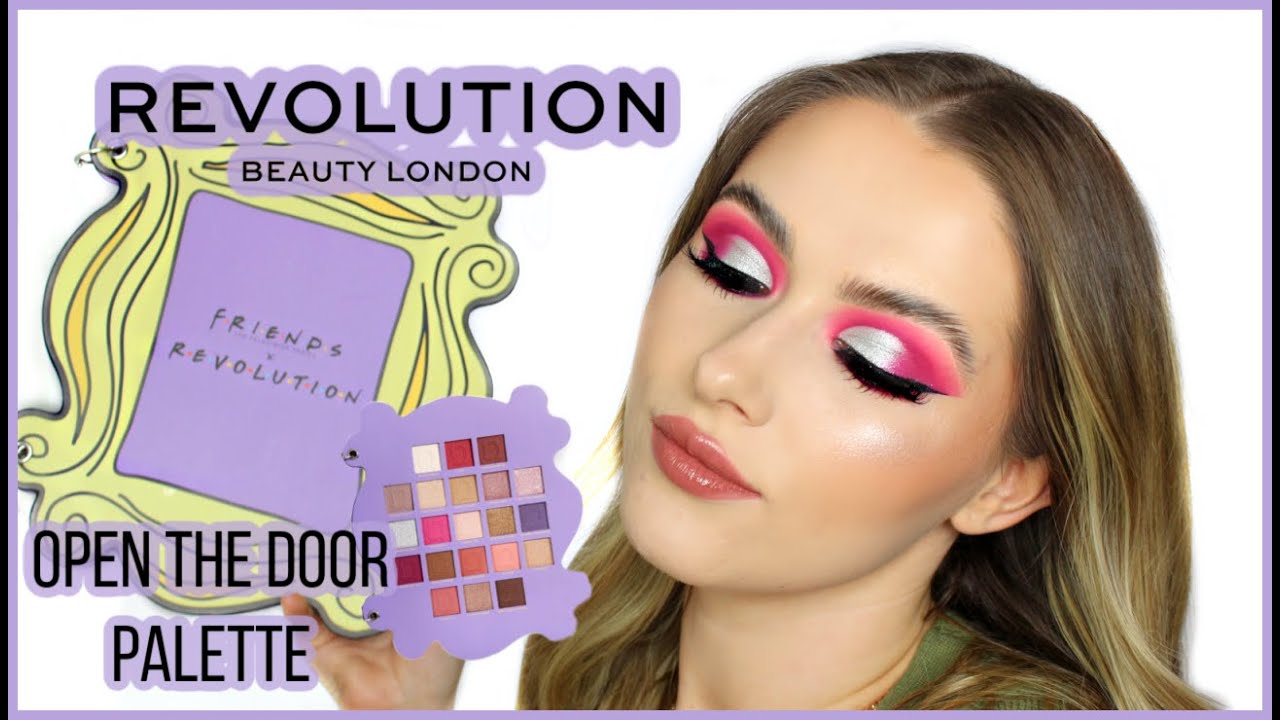 MAKEUP REVOLUTION X FRIENDS OPEN THE DOOR EYESHADOW PALETTE | shivonmakeupbiz