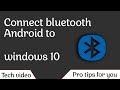 how to connect bluetooth in windows 10