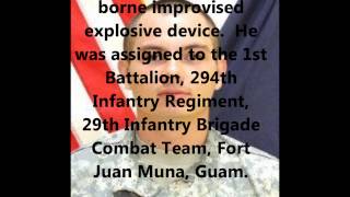 Tribute To Our Fallen Soldiers - US Army Spc. Dwayne W. Flores, 22, of Sinajana, Guam.