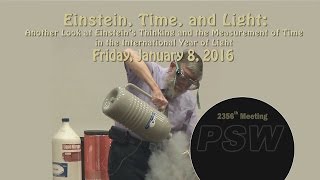 PSW 2356 Einstein, Time, and Light | William Phillips