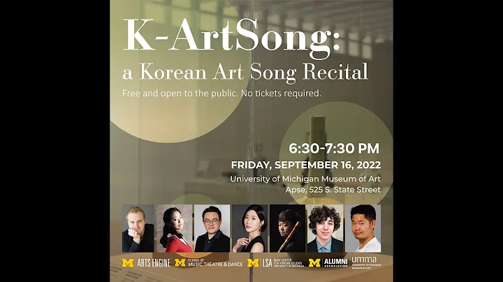 K-ArtSong: A Korean Art Song Recital