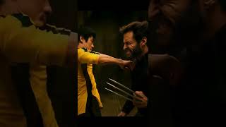 Bruce Lee Vs Wolverine (Hugh Jackman) #brucelee #wolverine #hughjackman #marvel  #aivideo #aishorts