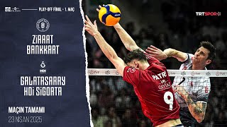 Maçın Tamamı Ziraat Bankkart - Galatasaray Hdi Sigorta Sms Grup Efeler Ligi Final Etabı 1. Maç