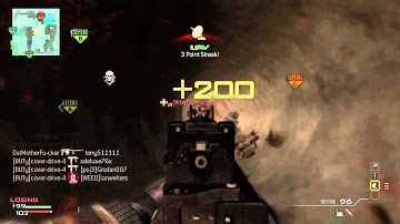 MW3 MP9 Quad Kill!
