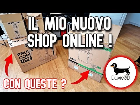 Ho aperto un nuovo SHOP ONLINE di PRODOTTI 3D! E ti spiegherò passo passo come farlo 😎 - video from Help3D