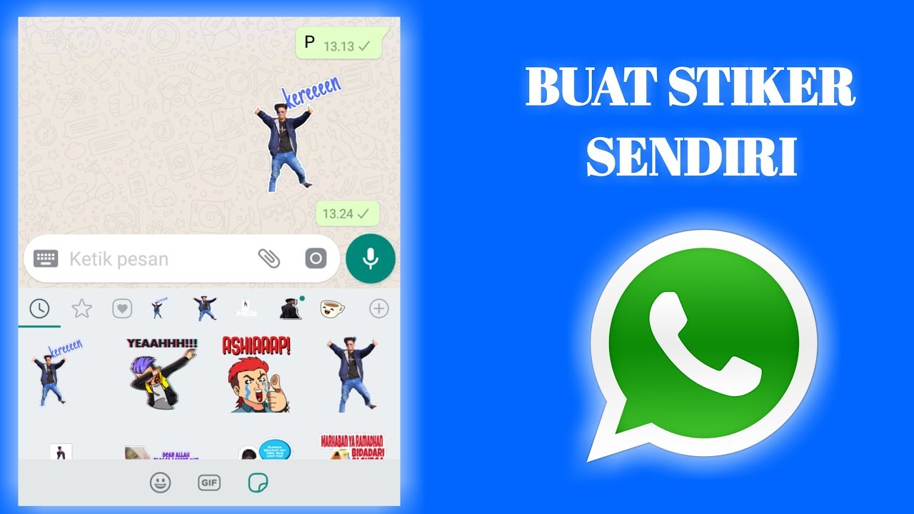 Cara Bikin Stiker Whatsapp Youtube