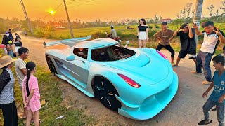 Spent 10 Months and $5,000 Building a Stunning Koenigsegg Supercar and Sold It for $1 Million
