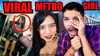 DELHI METRO IS NOT SAFE ANYMORE !! *urfi javed 2.0* | LAKSHAY CHAUDHARY