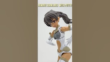 Quickly remove seam lines on models with puty