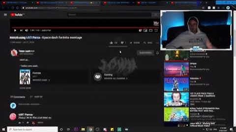 PARALLEL EJLAD REACTED TO MY MONTAGE IN HIS LIVESTREAM!!