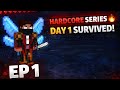 One Mistake = World Delete 💀 | Minecraft Hardcore EP 1 @whyde-28 