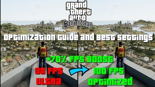 GTA San Andreas Definitive Edition | Optimization Guide/Best Settings | Every Settings Benchmarked. screenshot 3