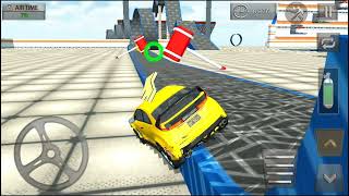 Extreme Car Stunts 3D-العاب السيارات المتطرفة3D/العاب اندرويد/مستحيل السيارة الصفراء المثيرة للقيادة screenshot 3