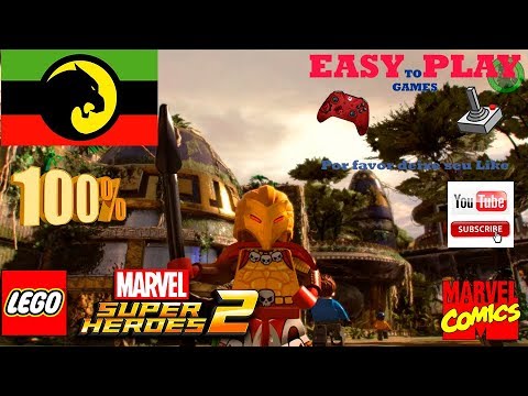 Lego Marvel Super Heroes 2 Enigmas De Wakanda Blocos Dourados Gameplay Ptbr