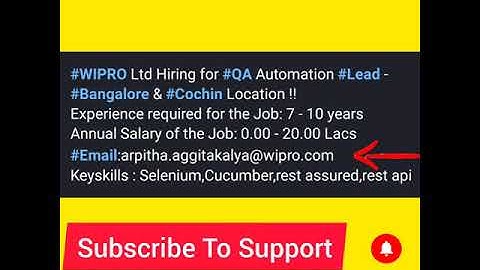Wipro Hiring #QA Automation #Bangalore Experience #Shorts