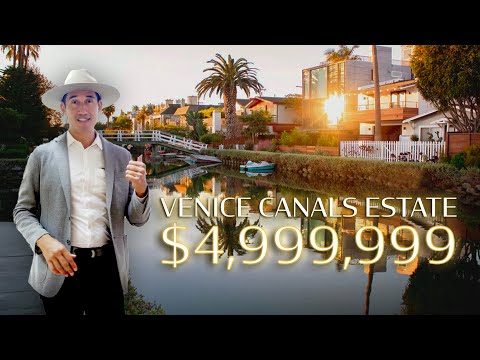 INSIDE a $7,000,000 Venice Canals MANSION | 2308 Grand Canal