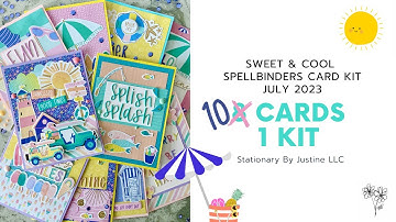 Elevate Your Card Making Game with Spellbinders Quick & Easy Card Kit | Sweet & Cool | July 2023