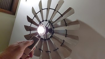 Quorum 6ft 72" ceiling fan installed