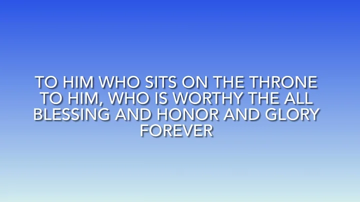 Holy is the Lord God Almighty