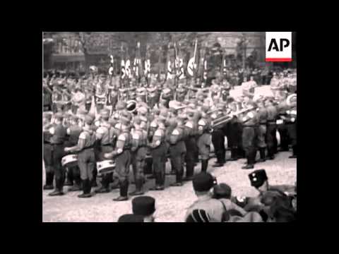 Hitler On Parade At Braunsweig