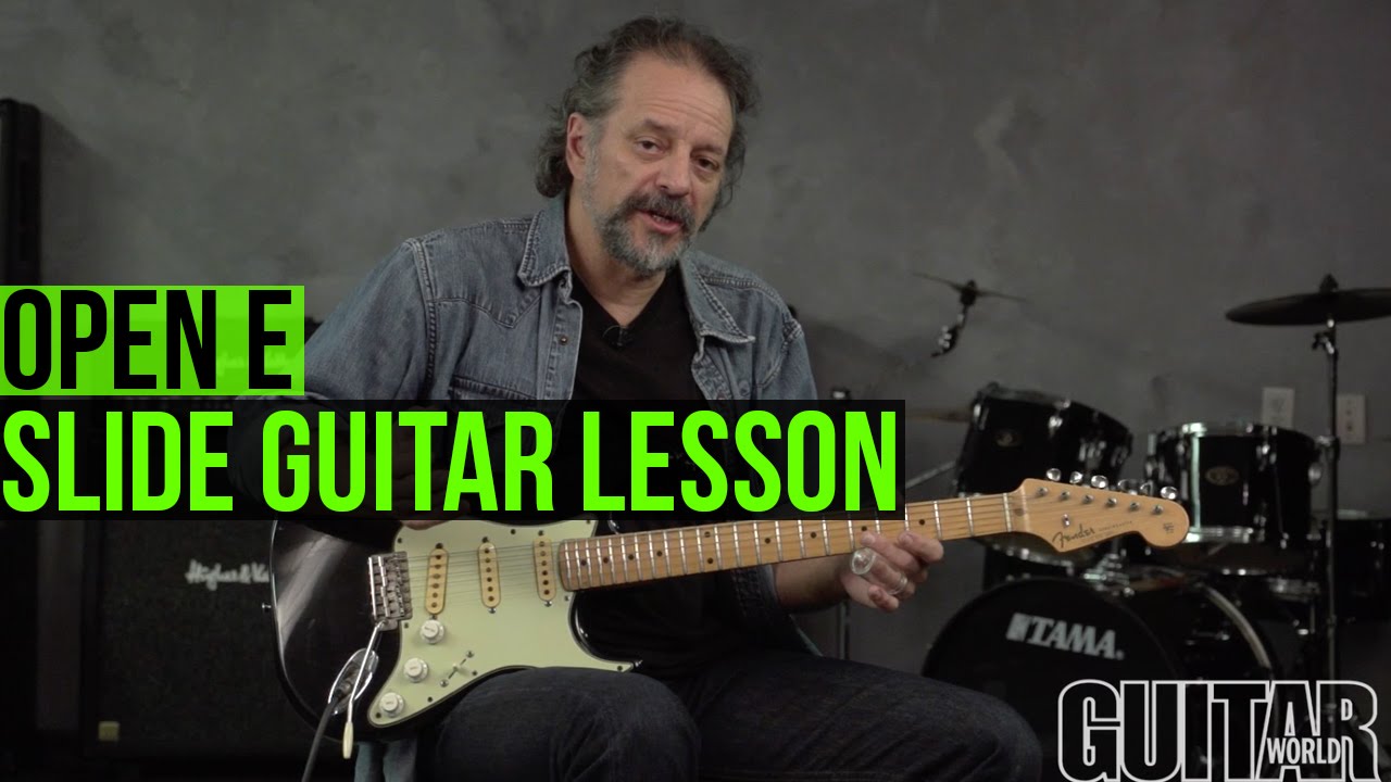 Slide Guitar Lesson Open E Tuning Great For Slide Guitar