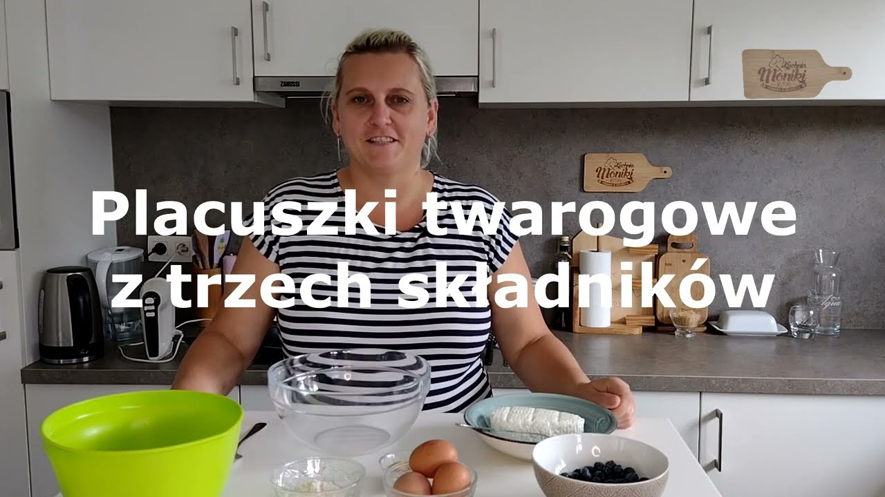 Placuszki twarogowe z 3 składników