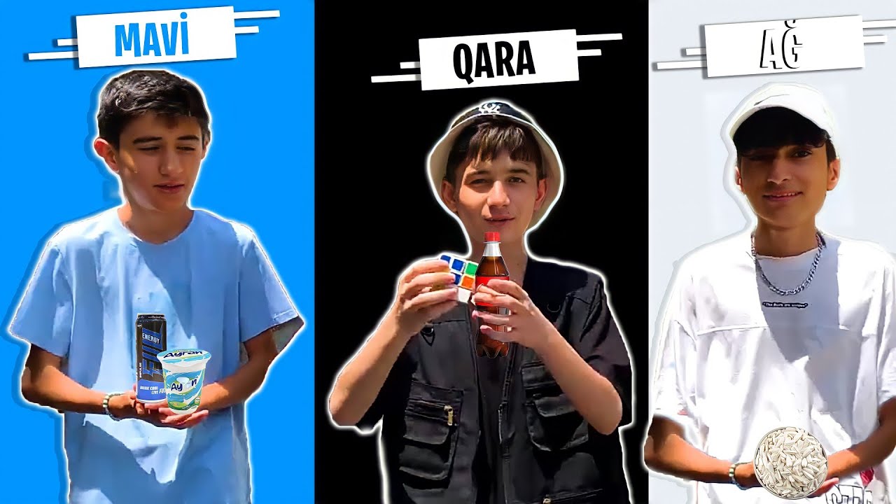 24 SAAT BOYUNCA TƏK RƏNG CHALLENGE 🌈