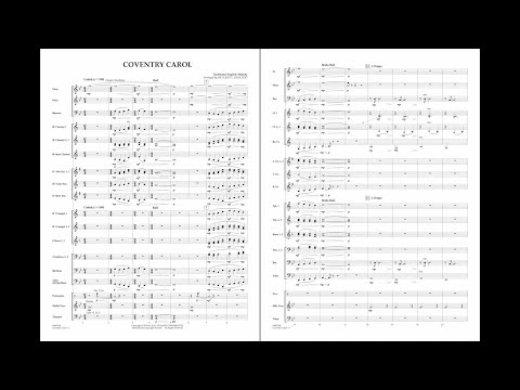 Coventry Carol arranged by Richard L. Saucedo