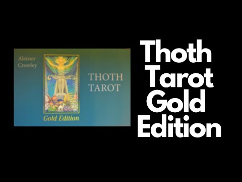 Thoth Tarot Gold Edition Unboxing