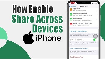 How Enable Share Across Devices On Iphone