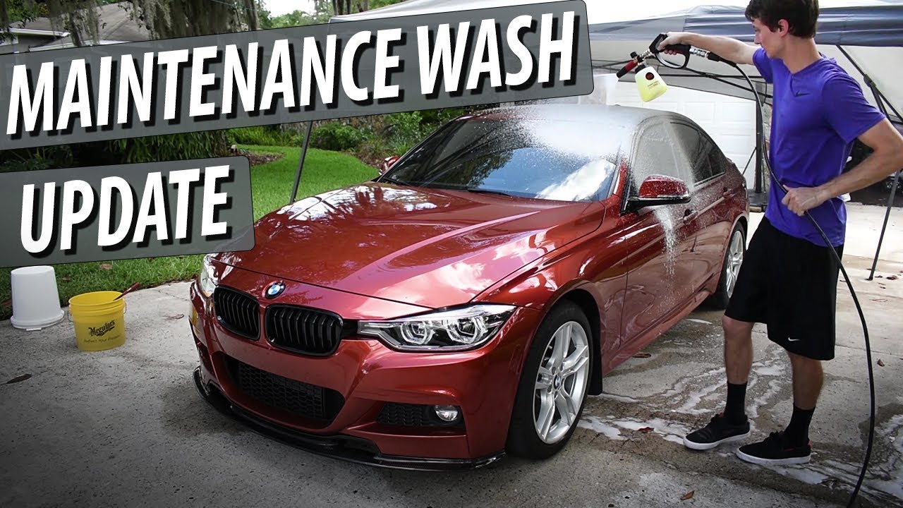 HOW I DO A MAINTENANCE WASH ON MY CERAMIC COATED CAR - YouTube