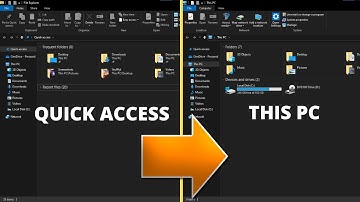 How to open  Windows file explorer to This PC instead of Quick Access