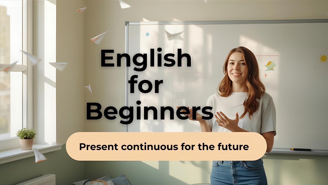 Present continuous for the future / English grammar for beginners - YouTube