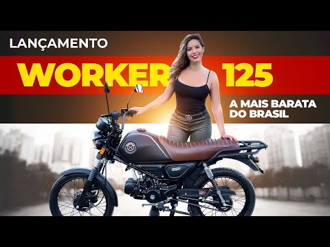 WORKER 125  SHINERAY - A MOTO MAIS BARATA DO BRASIL SHINERAY 125 WORKER | LANÇAMENTO