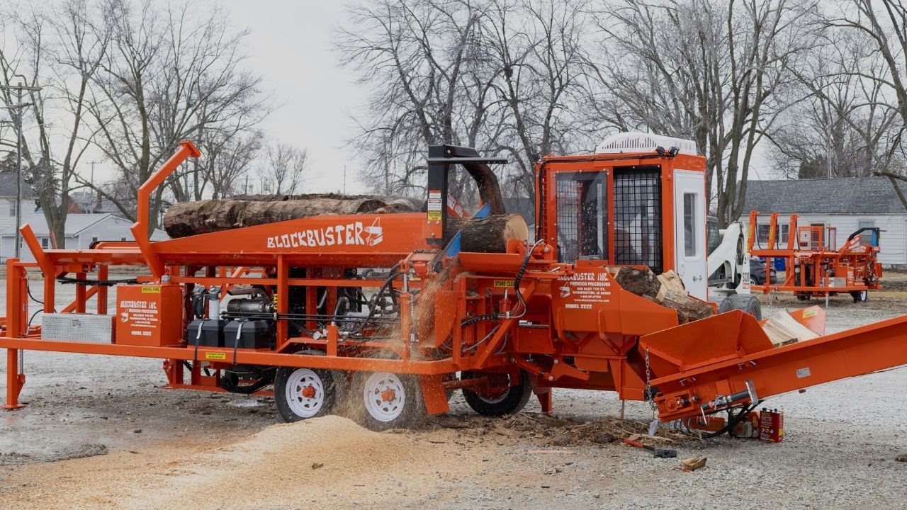 Walk Around Tour of the 22-22 Firewood Processor with Heated and Air ...