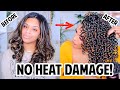 MY STRAIGHT TO CURLY HAIR ROUTINE *NO HEAT DAMAGE*