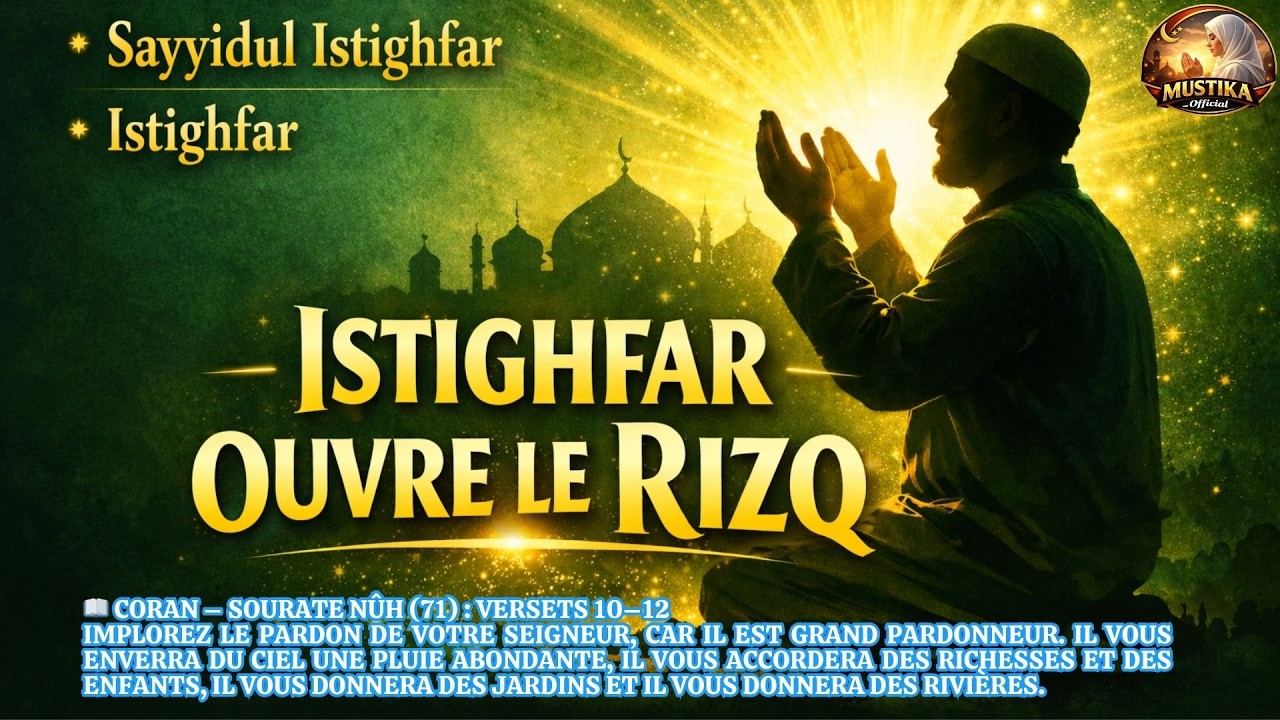 Istighfar pour le Rizq | Sayyidul Istighfar pour la Baraka