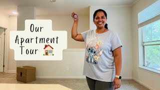 Our Empty Home Tour 2024 |USA Tamil Vlog |Tamil Family in Austin|Apartment Tour